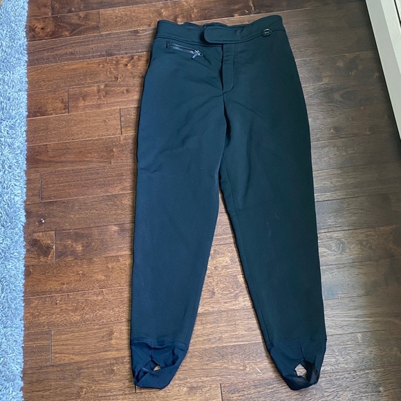 Eddie Bauer Women's Classic Black Stirrup Pants - Picture 1 of 9